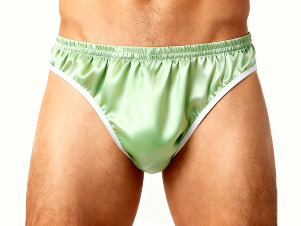 Men's Pure Mulberry Silk Charmeuse Briefs