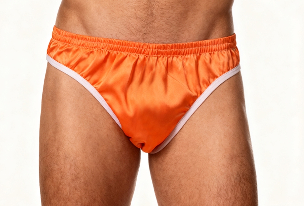 Men's Pure Mulberry Silk Charmeuse Briefs