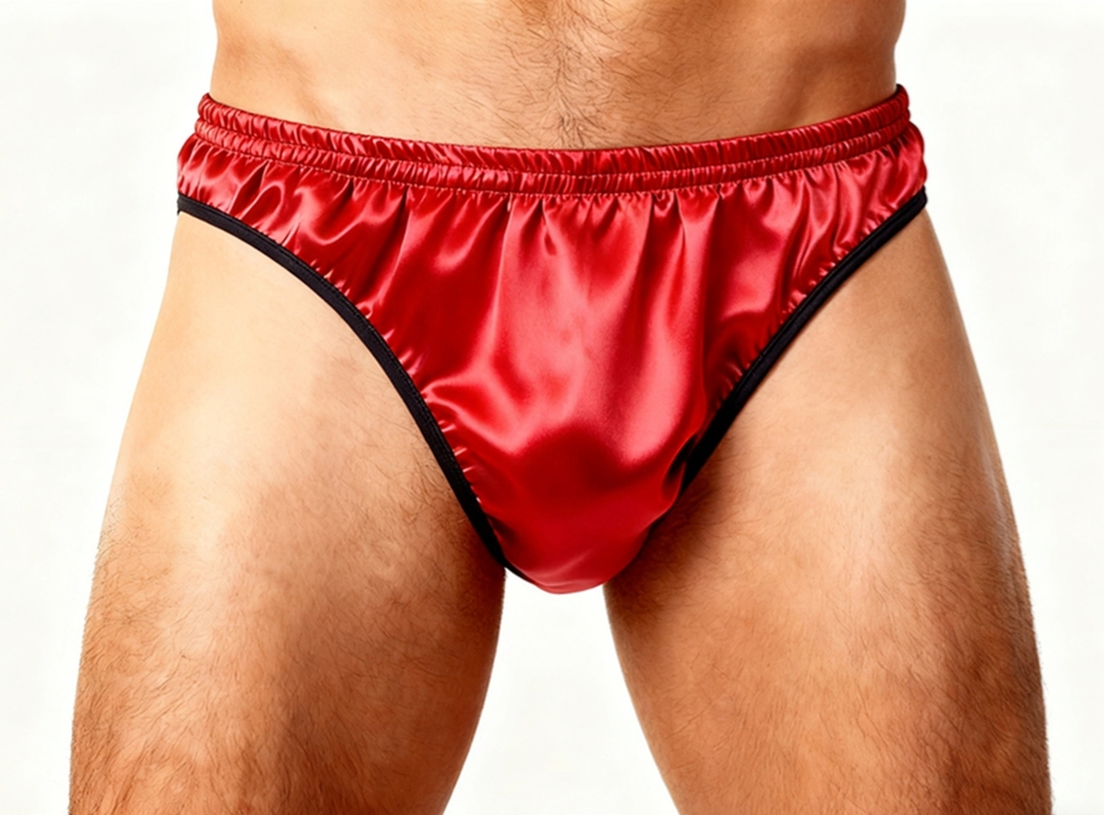 Men's Pure Mulberry Silk Charmeuse Briefs