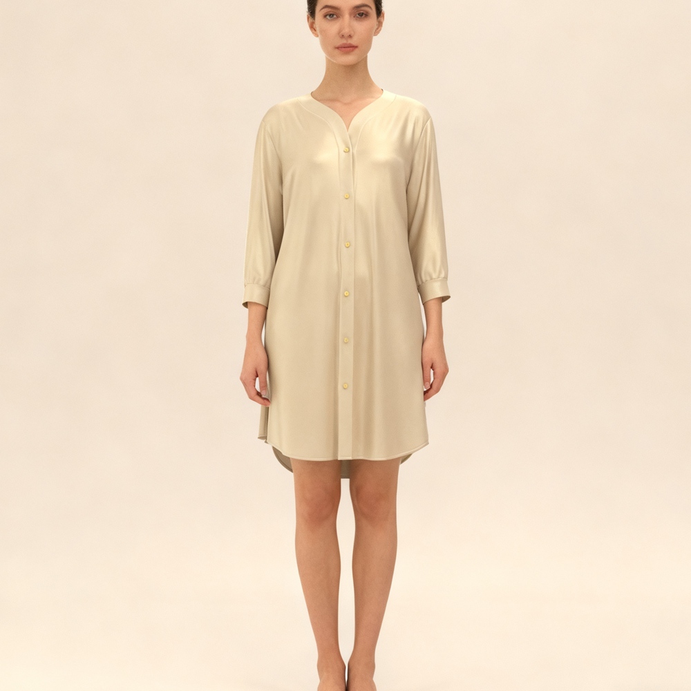 Women's 100% Silk Sweetheart Neck Tunic Tops