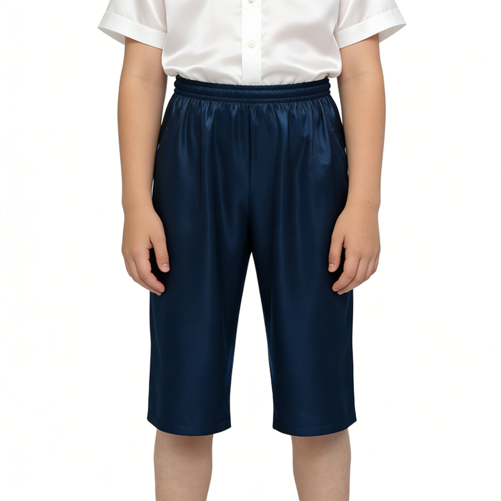 Boy's 100% Mulberry Silk Below Knee Shorts Size 7 8 10 12 14 Year Old