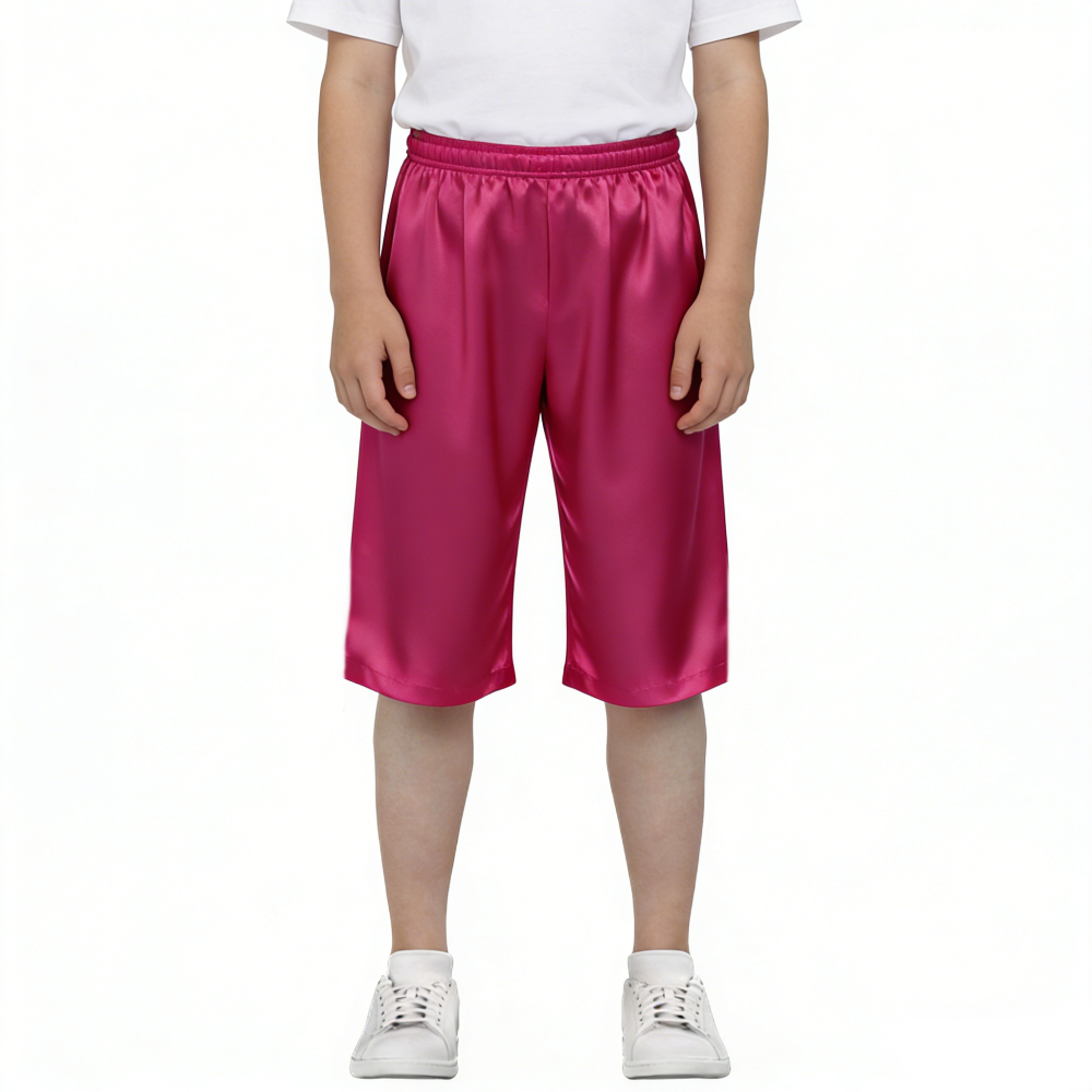 Boy's 100% Mulberry Silk Below Knee Shorts Size 7 8 10 12 14 Year Old