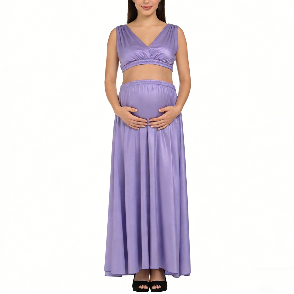 Maternity Silk Skirt