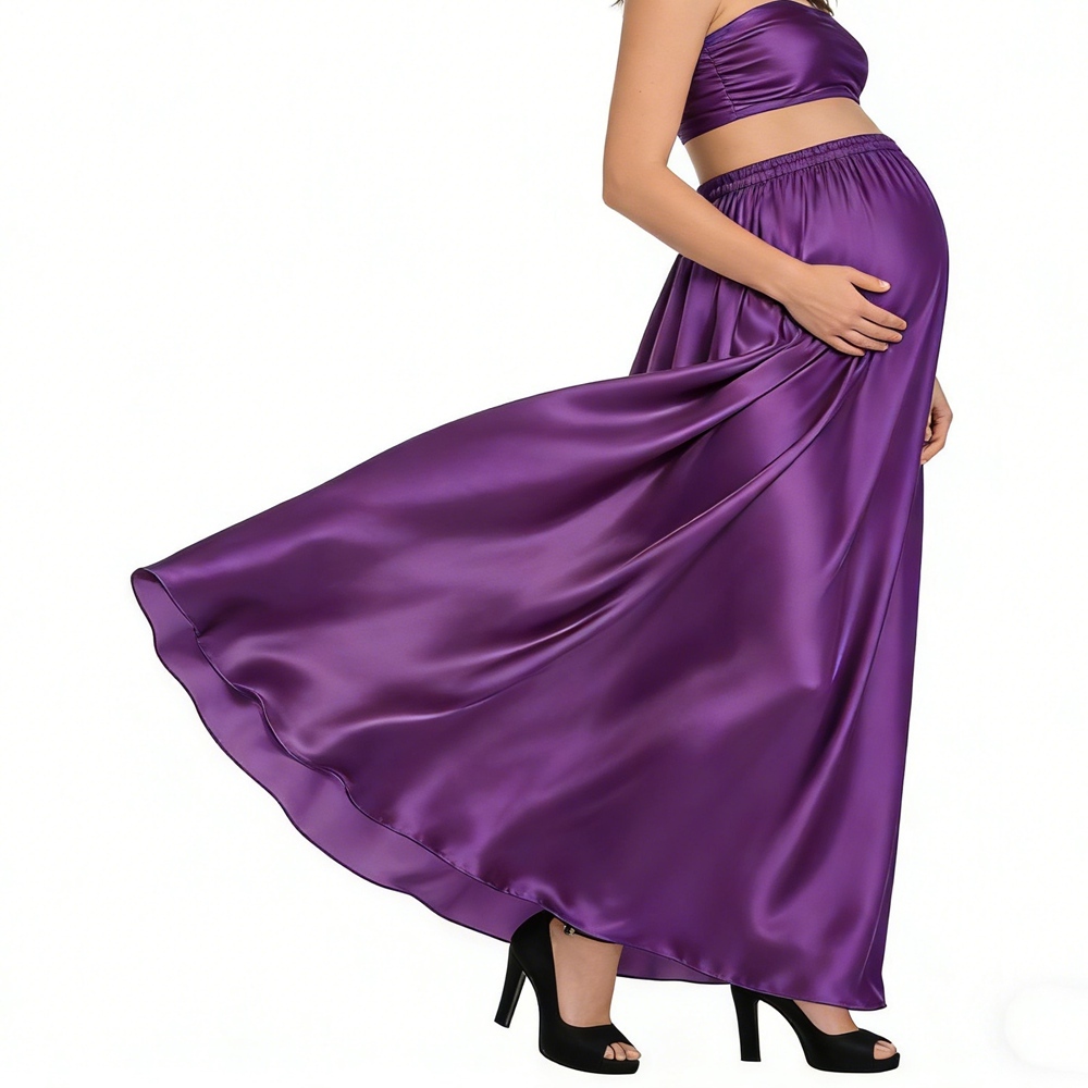Maternity Silk Skirt