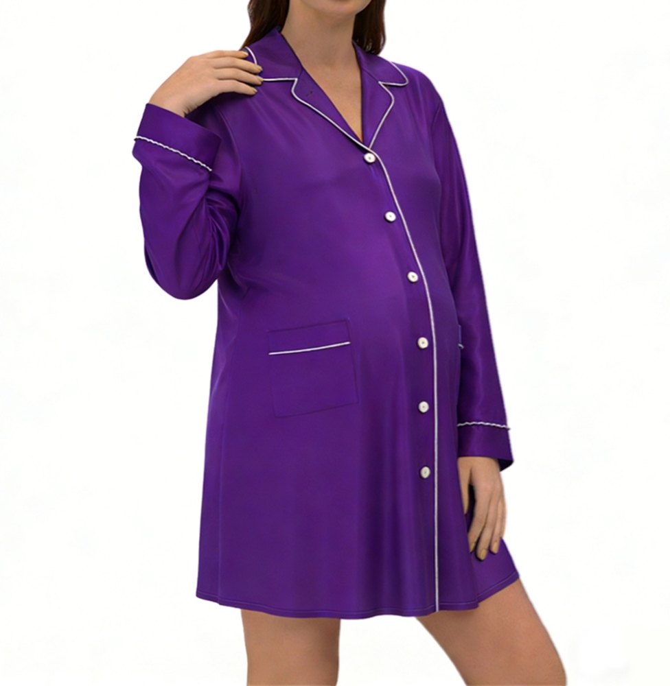 Maternity Silk Nightshirt
