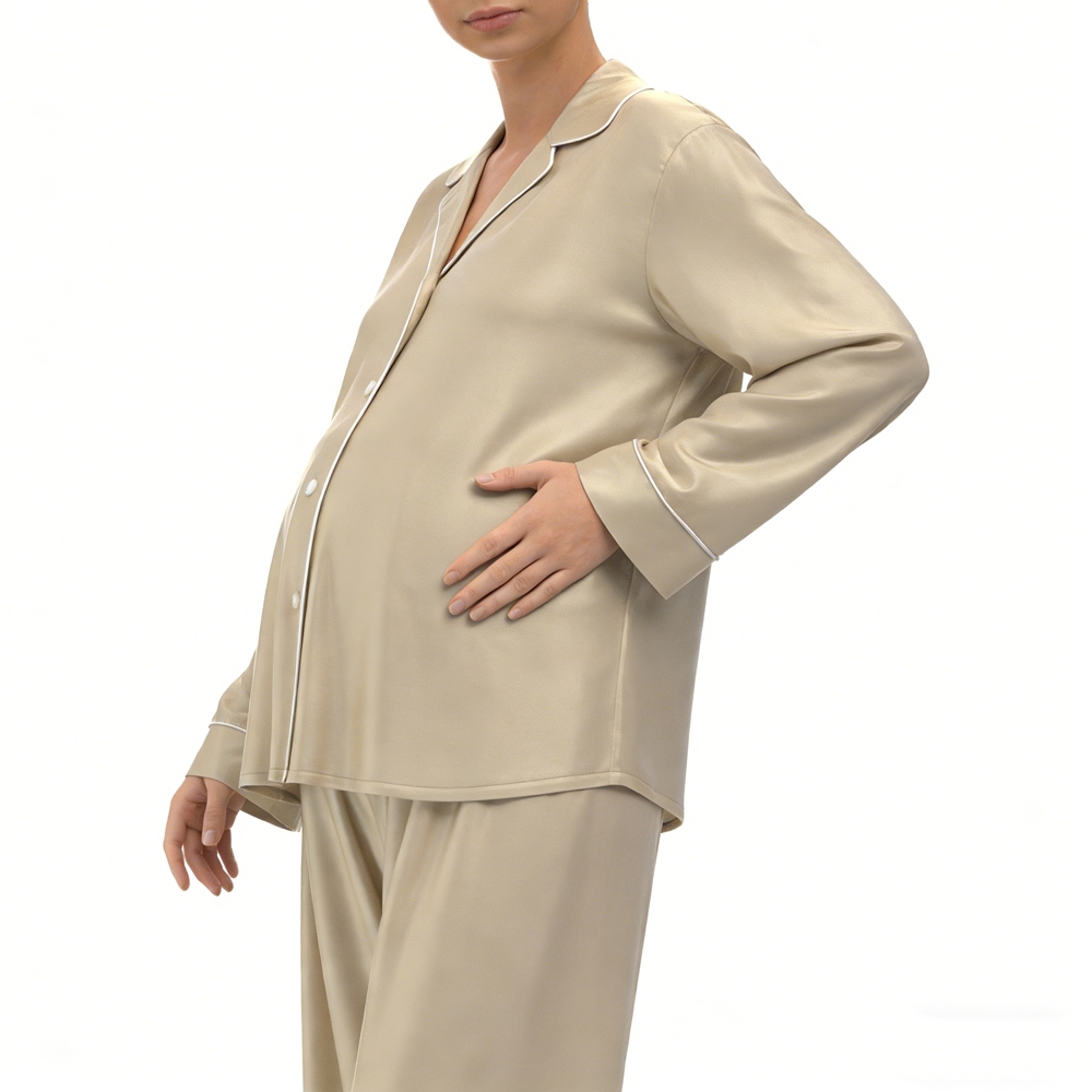 Maternity Silk Pajamas