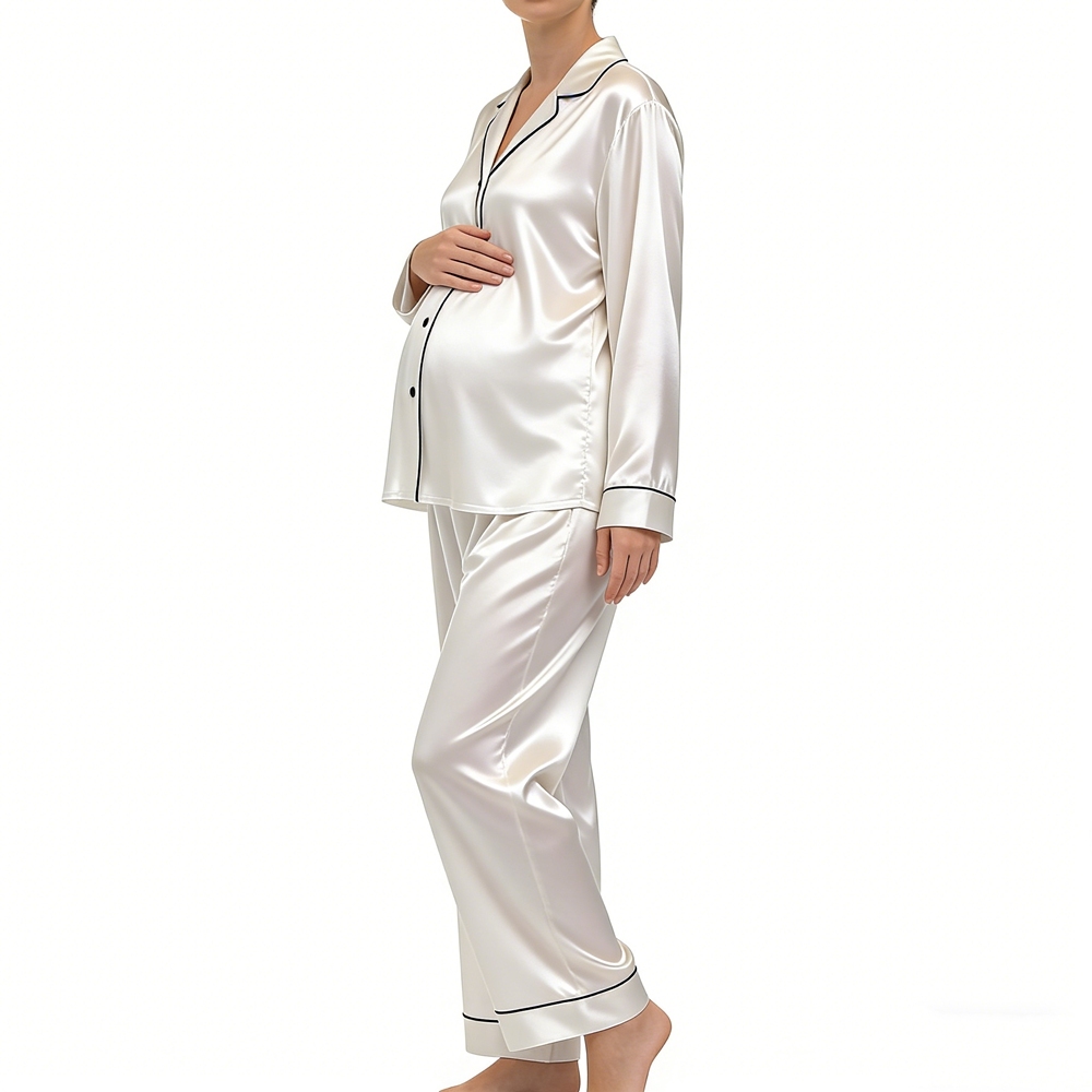 Maternity Silk Pajamas