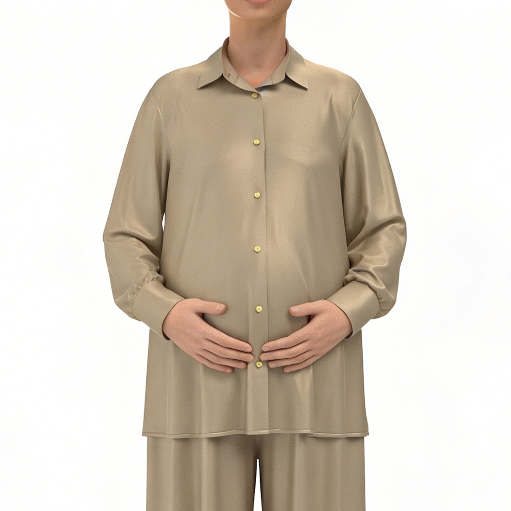 Maternity Silk Shirt