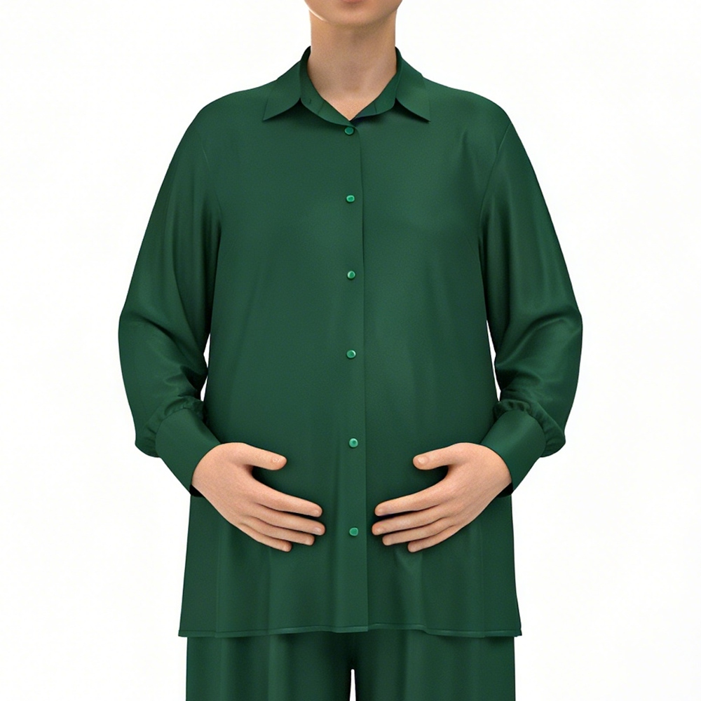 Maternity Silk Shirt