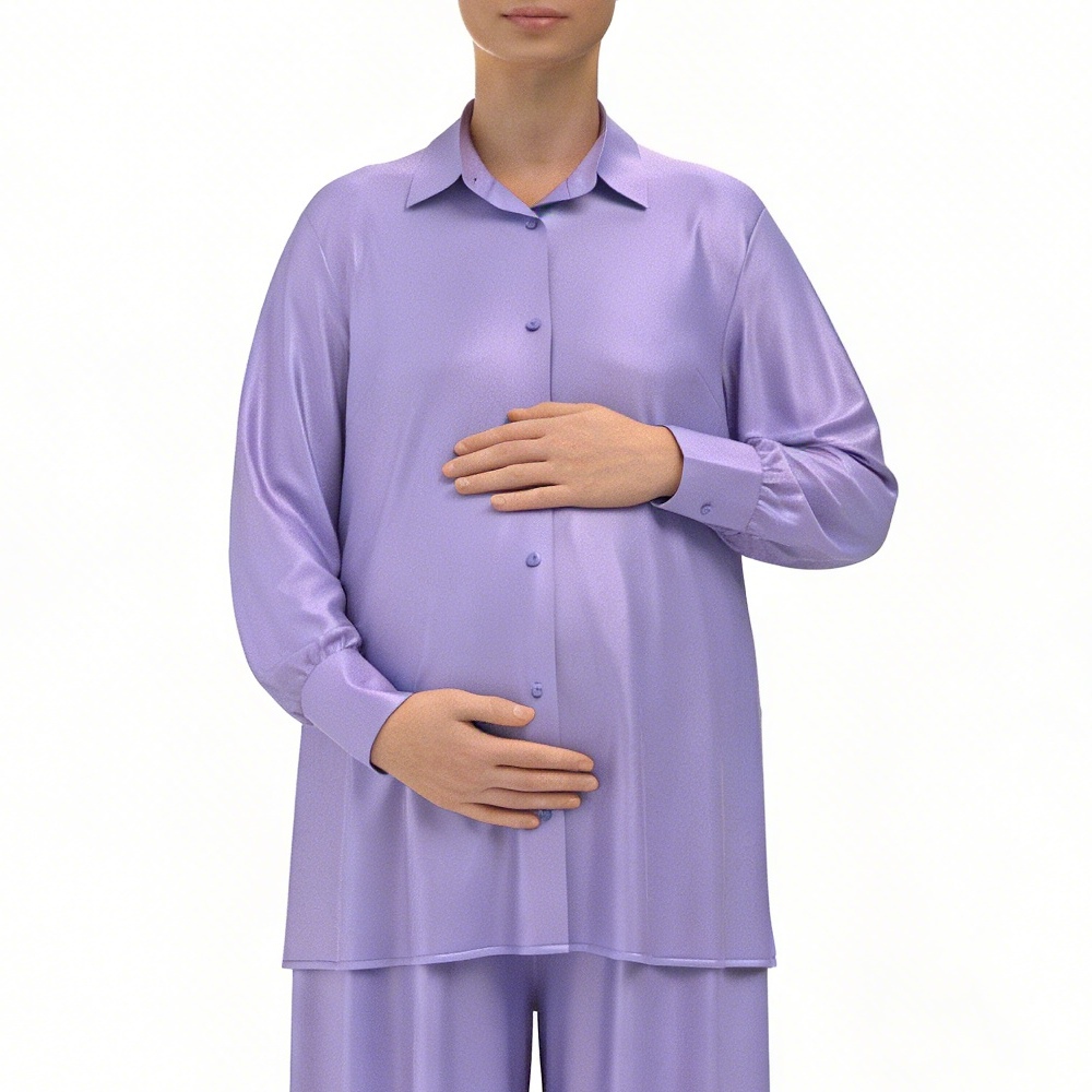 Maternity Silk Shirt
