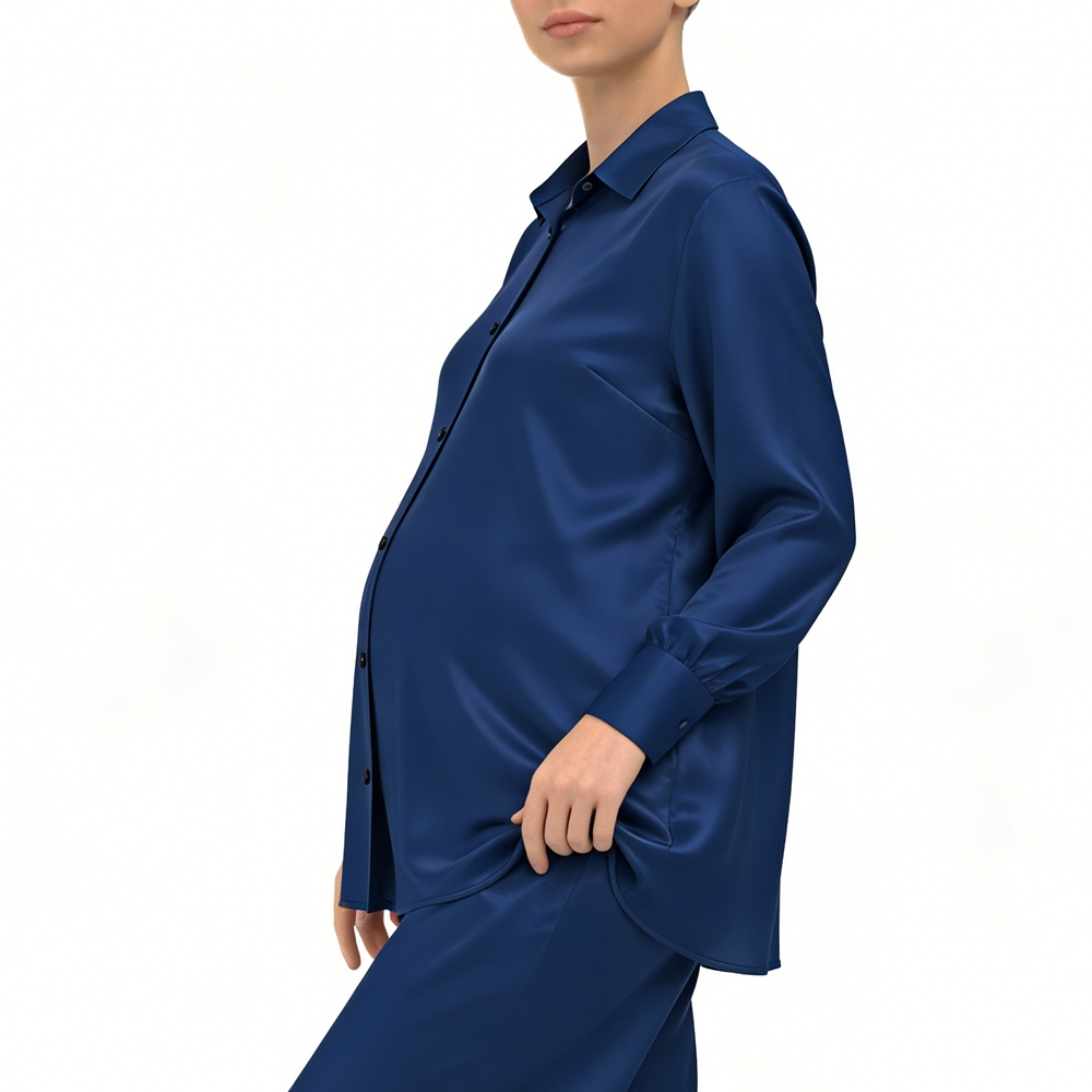 Maternity Silk Shirt