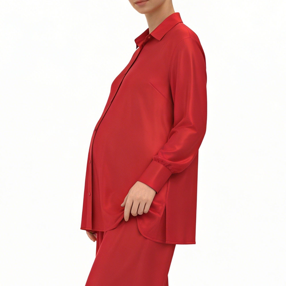 Maternity Silk Shirt