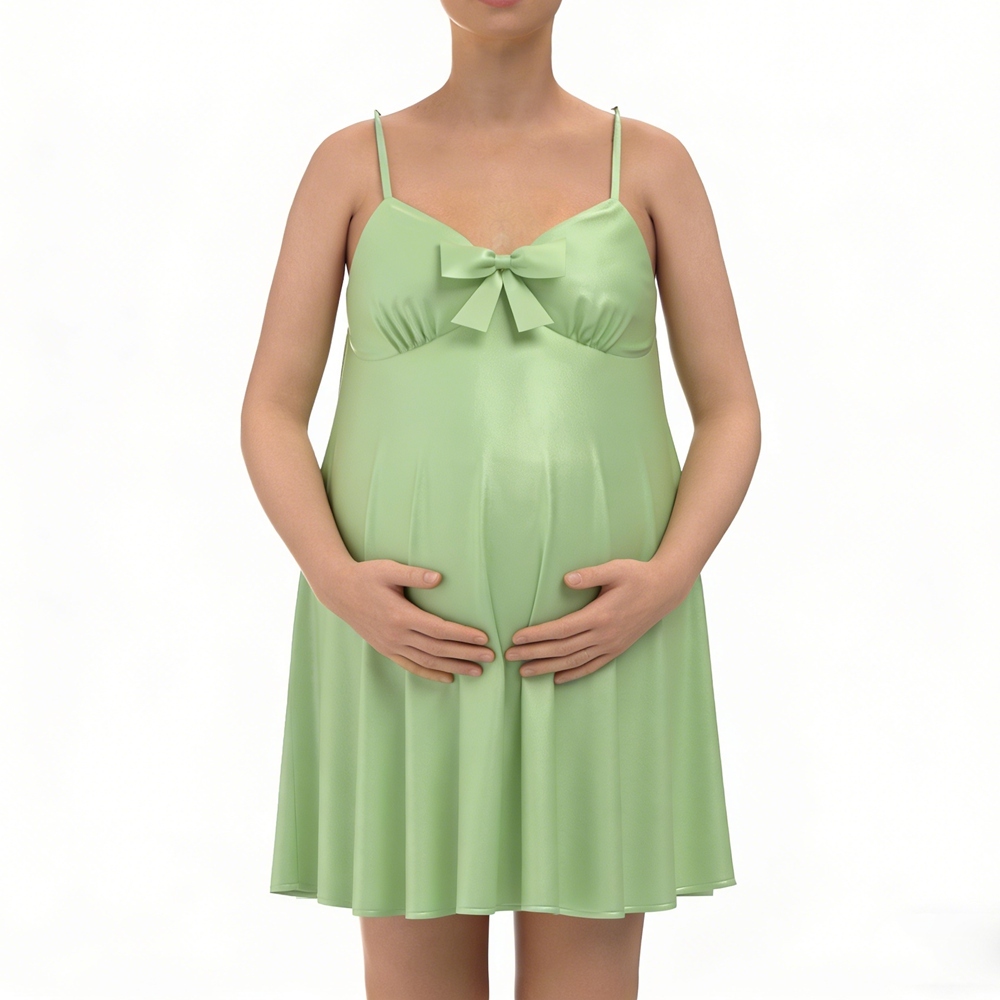 Maternity Silk Slip Babydoll