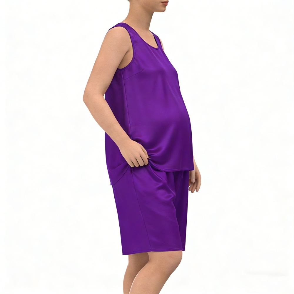 Maternity Silk Tank Top
