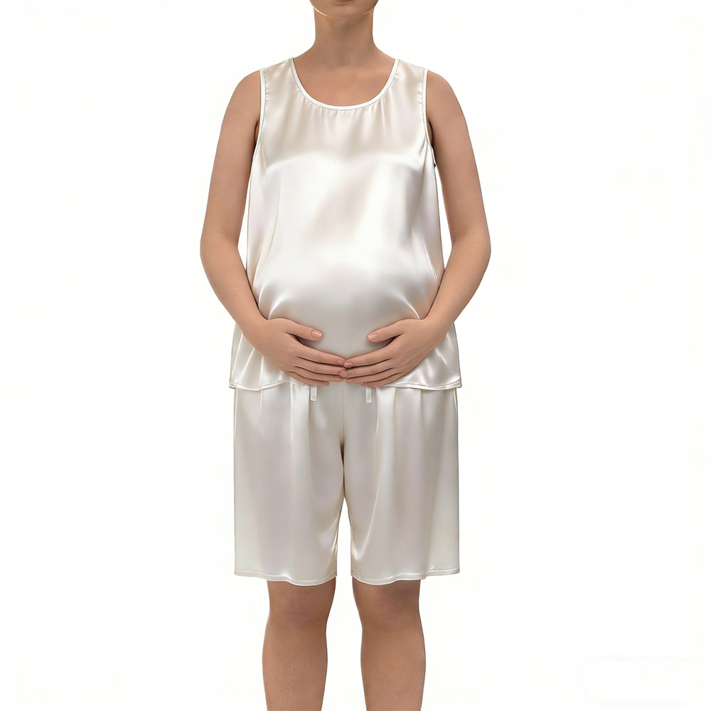 Maternity Silk Tank Top