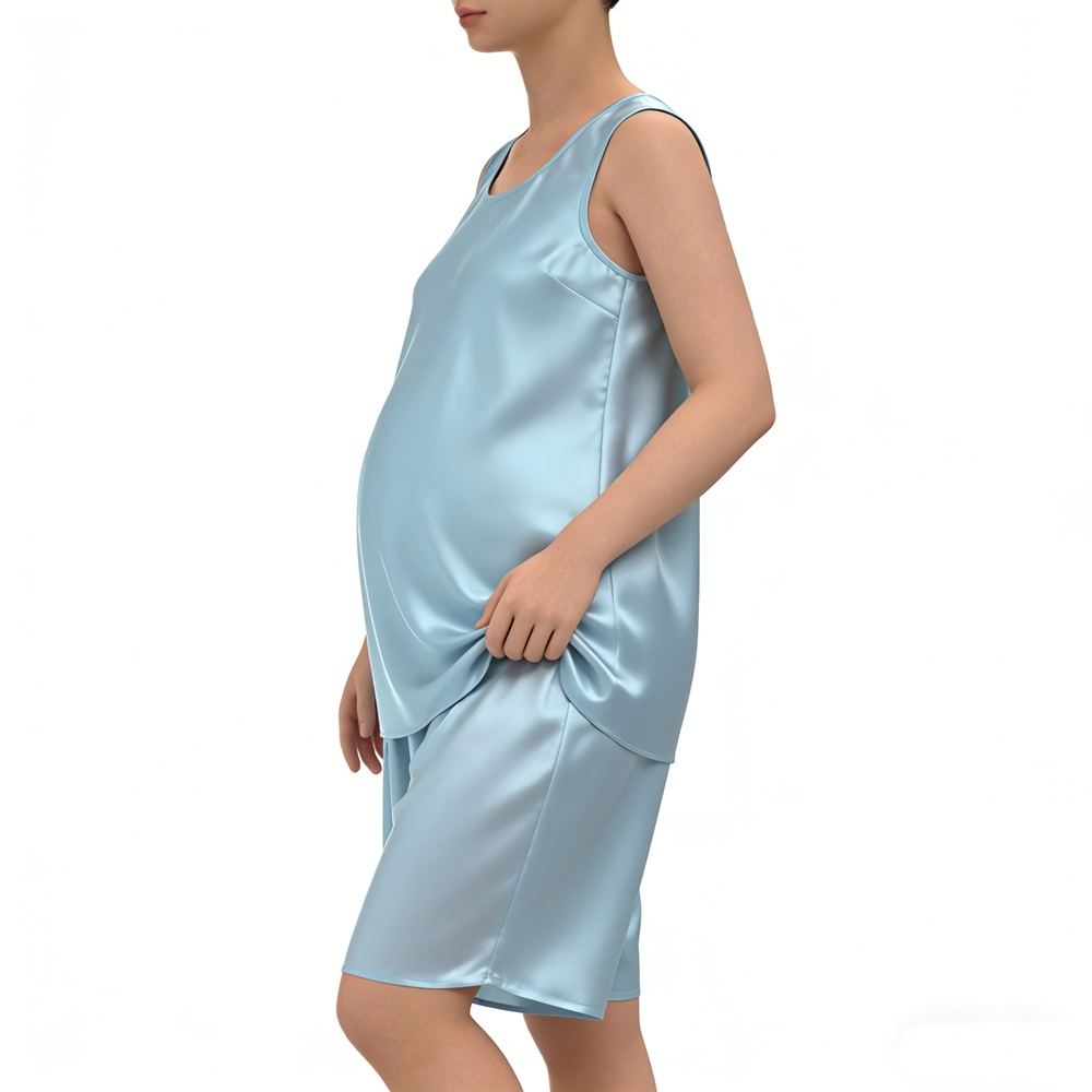 Maternity Silk Tank Top