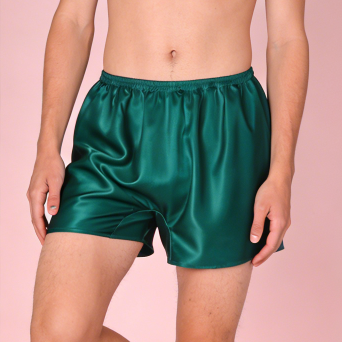 Men's Silk Jogging Shorts