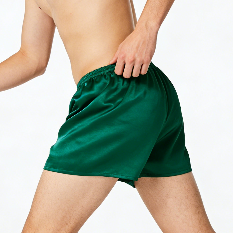 Men's Silk Jogging Shorts