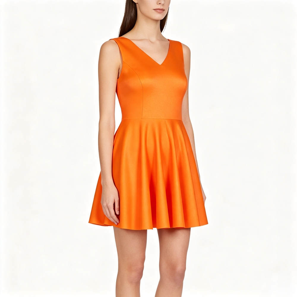 Silk Skater Dress For Women
