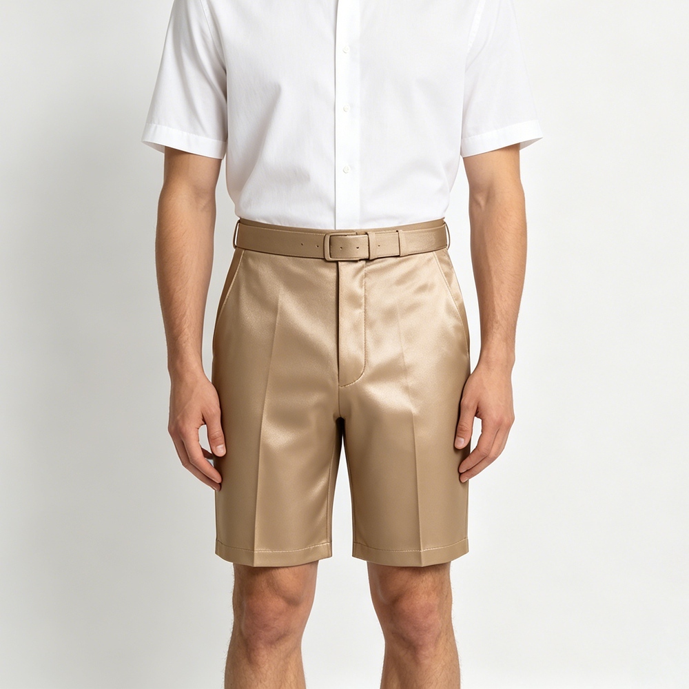 Men's 40 Momme 100% Mulberry Silk Golf Shorts