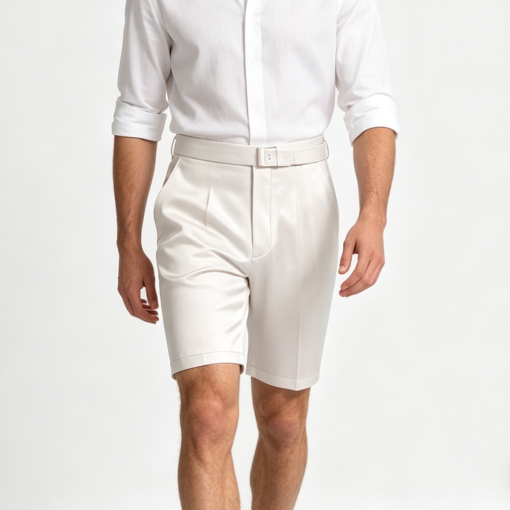 Men's 40 Momme 100% Mulberry Silk Golf Shorts