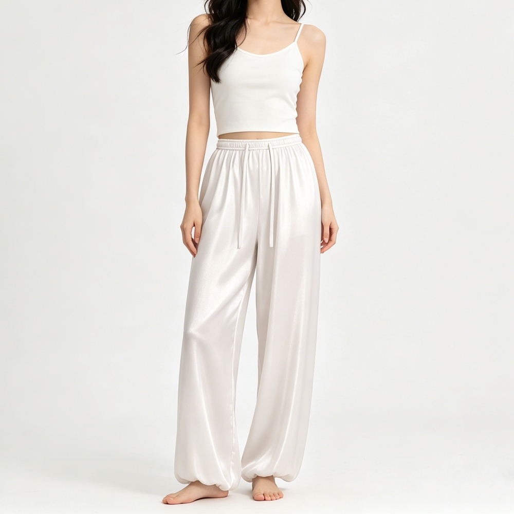 Women's Silk Harem Pants