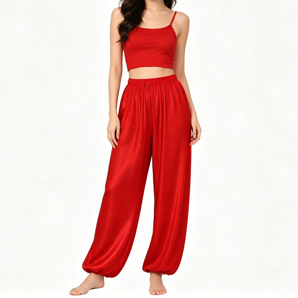 Women's Silk Harem Pants