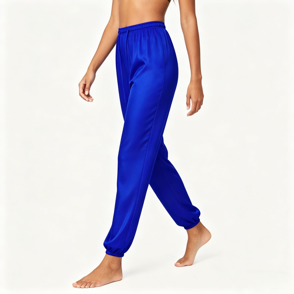 Silk Jogger Pants Womens