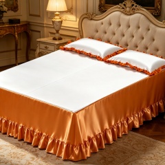 White & Orange