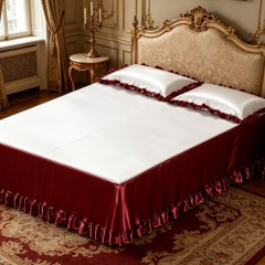 White & Wine Red
