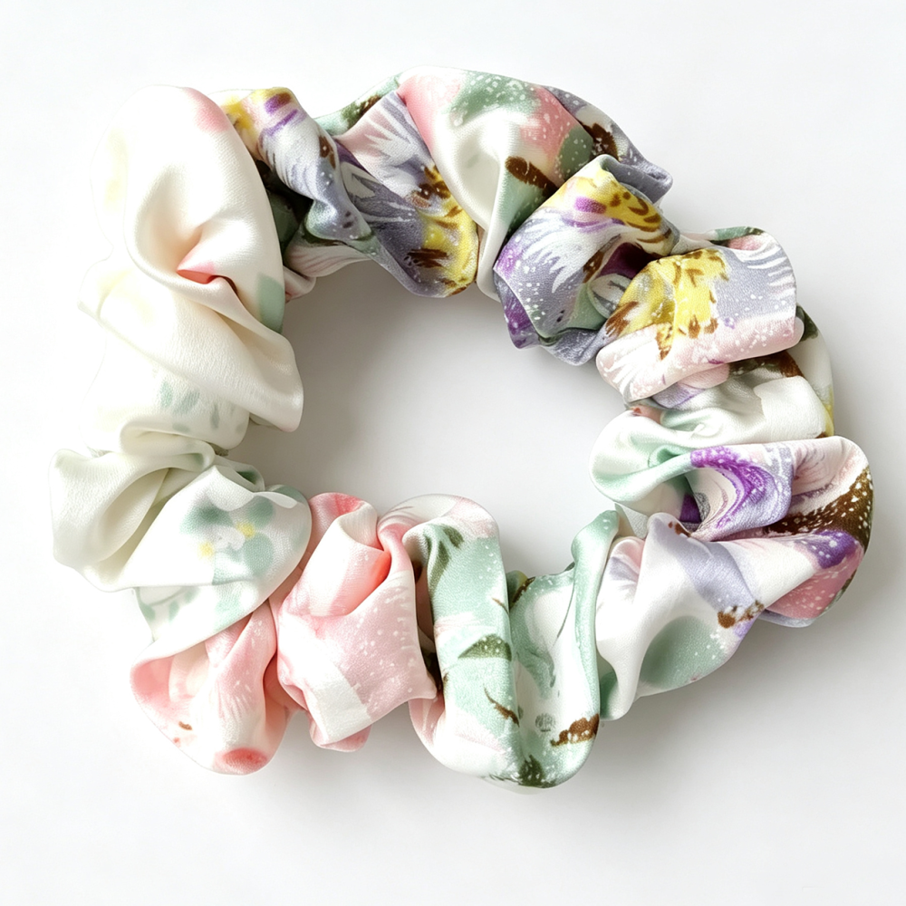 19 Momme 100% Mulberry Silk Charmeuse Hair Scrunchie