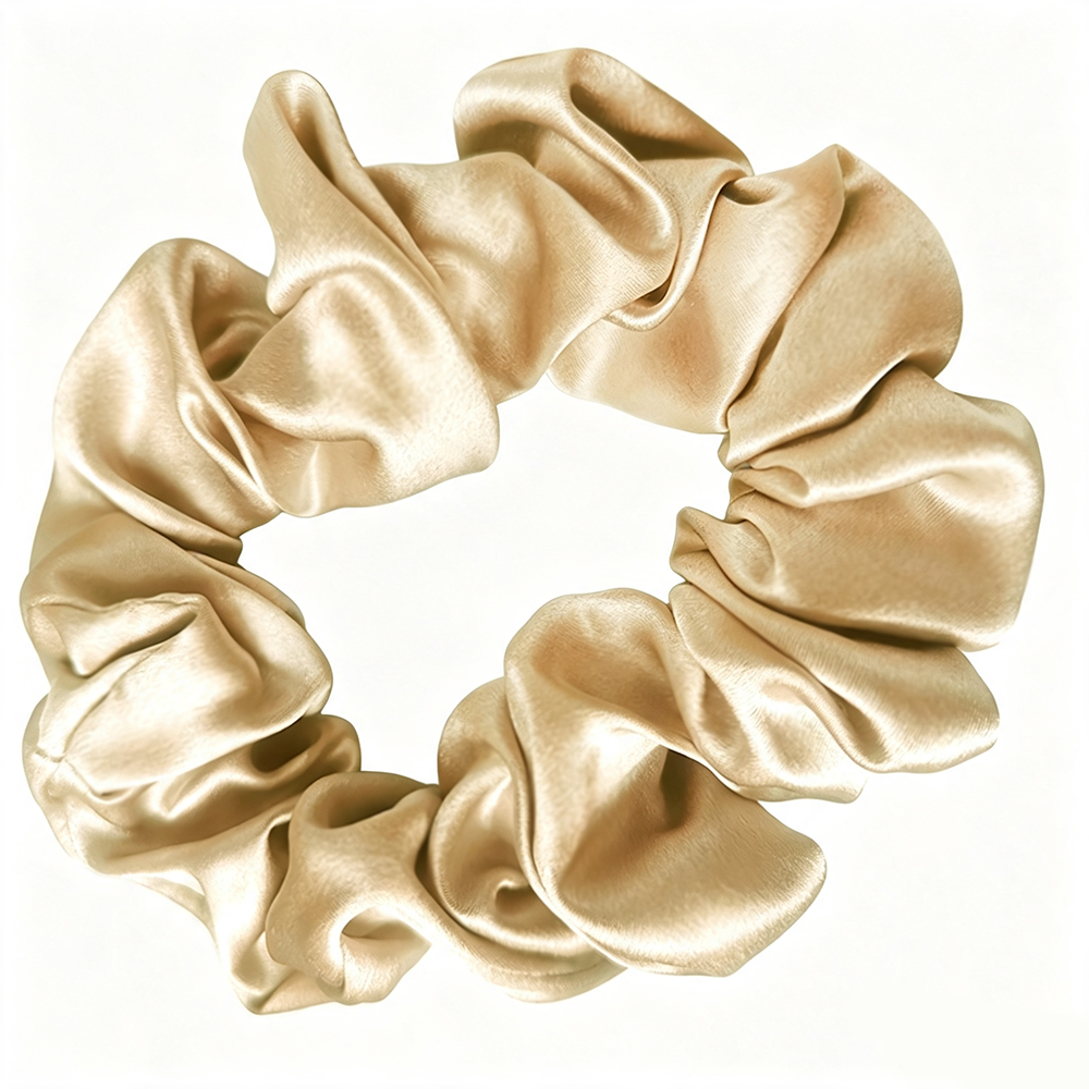 19 Momme 100% Mulberry Silk Charmeuse Hair Scrunchie