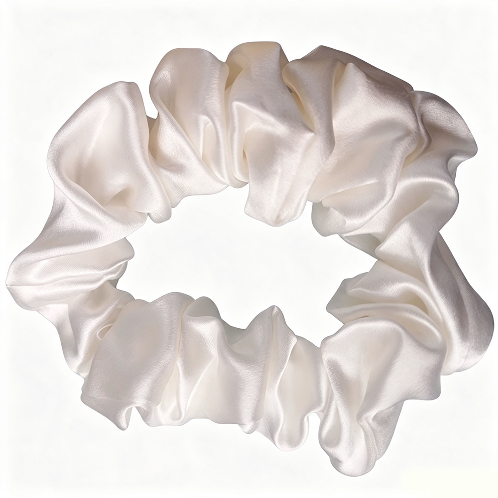 19 Momme 100% Mulberry Silk Charmeuse Hair Scrunchie
