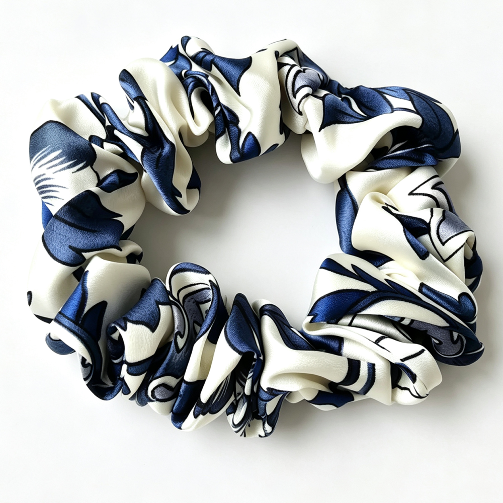 19 Momme 100% Mulberry Silk Charmeuse Hair Scrunchie