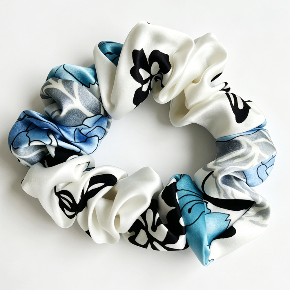 19 Momme 100% Mulberry Silk Charmeuse Hair Scrunchie