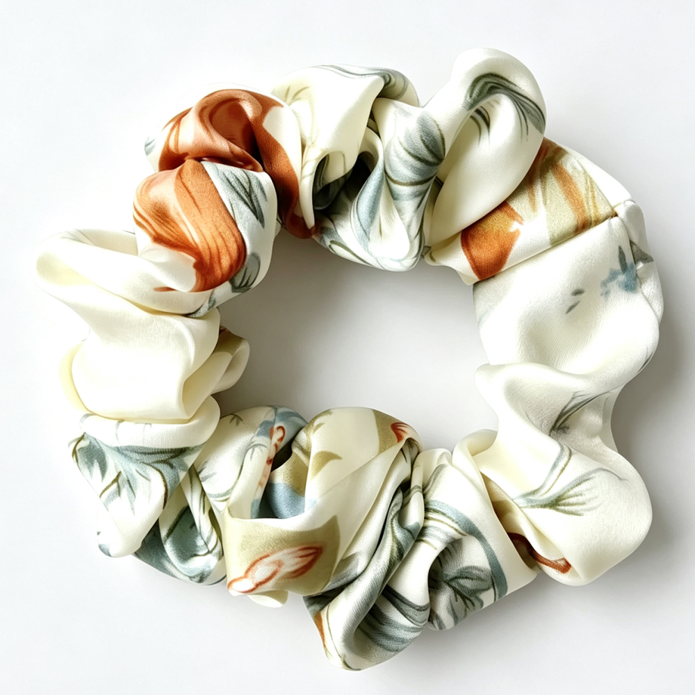 19 Momme 100% Mulberry Silk Charmeuse Hair Scrunchie