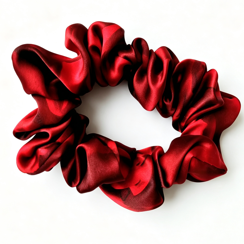 19 Momme 100% Mulberry Silk Charmeuse Hair Scrunchie