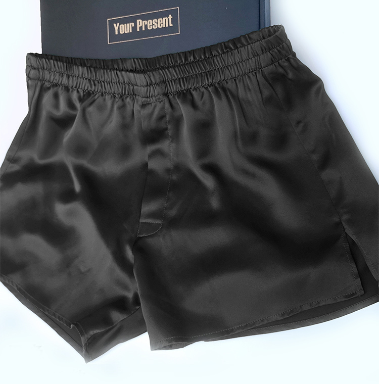 Men's 100% Pure Mulberry Silk Boxer Briefs