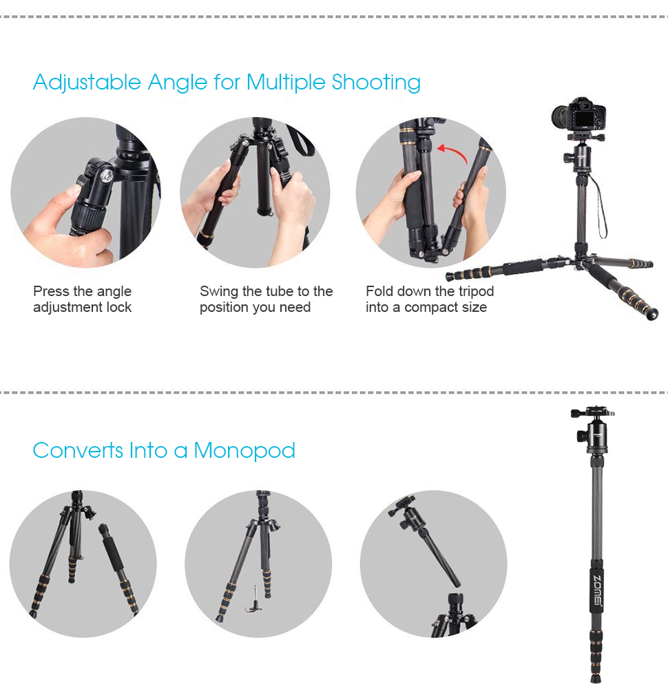 lightweight travel tripod