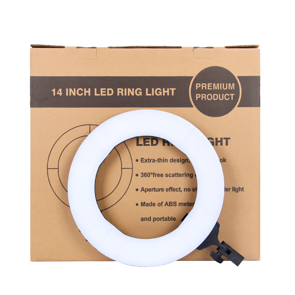 ZOMEi 14-inch LED Makeup Ring Light Videos Photography with Light Stand 3200-5500K