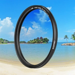 Zomei - Filtro ultra sottile a densità neutra graduata, 55 mm, colore: Grigio