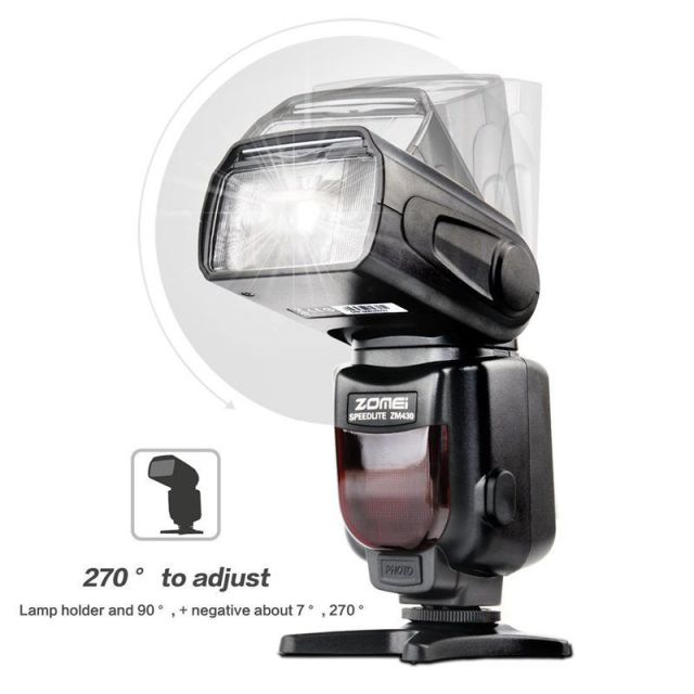 Manual Flash ZOMEi ZM430 for Canon EOS &amp; Nikon GN56