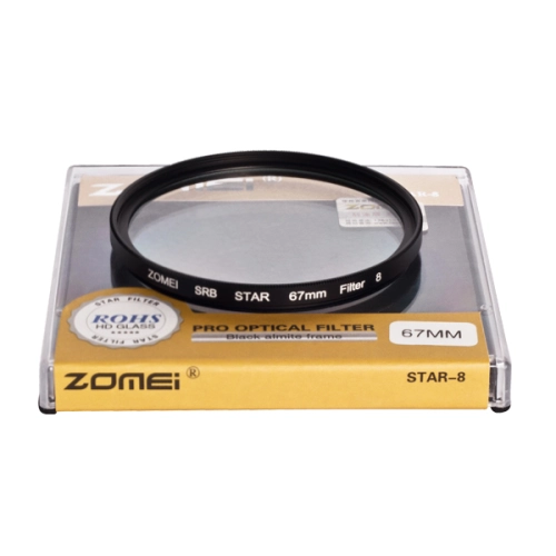 ZOMEi 49-82mm +4/+6/+8 Points Star Filter for Canon Nikon Sony O lympus and  Other DSLR Camerameras,Star