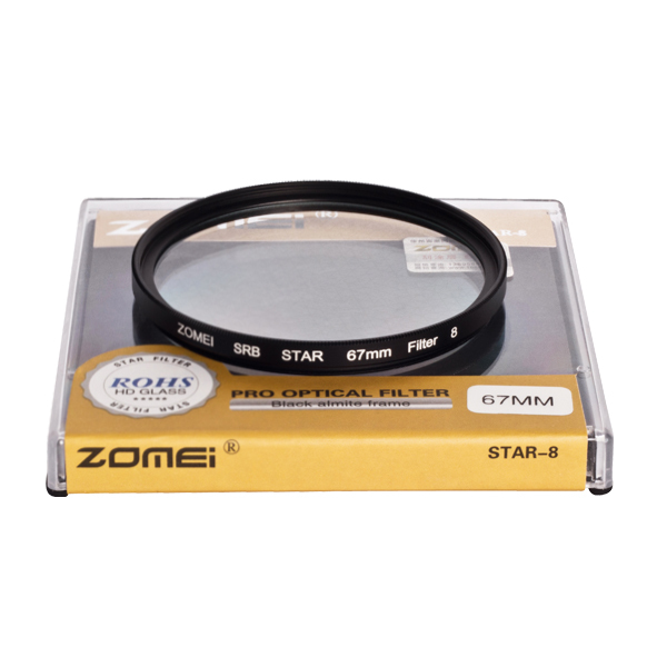 ZOMEI 52MM-82MM Filter Set with +4/+6/+8 Points Star Filter  