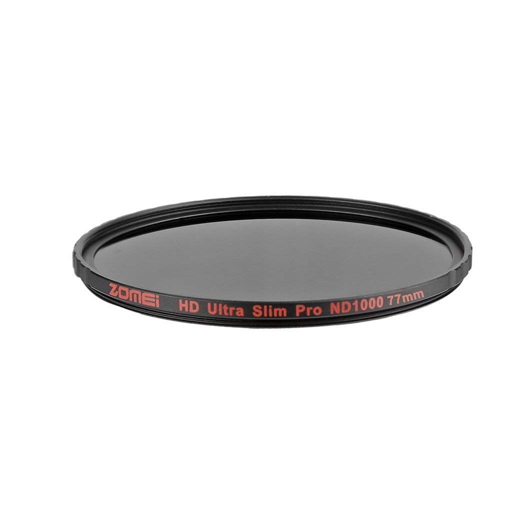 ZoMei Ultra Slim HD 18 Layer Super Multi-Coated S chott Glass PRO Density  Neutral Gray ND1000 Lens Filter - 52-82mm