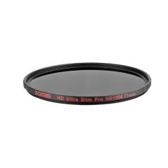 ZoMei Ultra Slim HD 18 Layer Super Multi-Coated S chott Glass PRO Density Neutral Gray ND1000 Lens Filter - 52-82mm