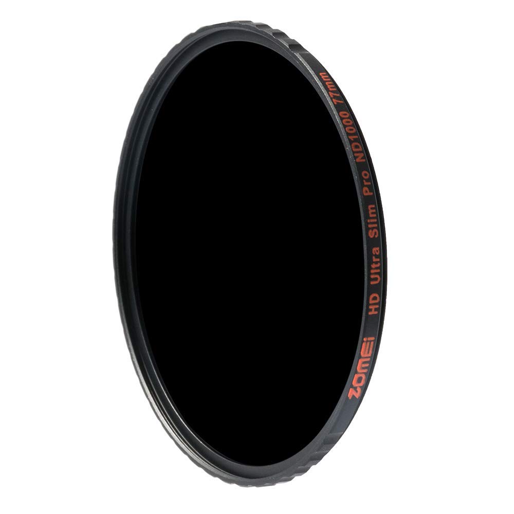 ZoMei Ultra Slim HD 18 Layer Super Multi-Coated S chott Glass PRO Density  Neutral Gray ND1000 Lens Filter - 52-82mm