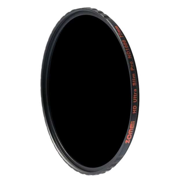 ZoMei Ultra Slim HD 18 Layer Super Multi-Coated S chott Glass PRO Density Neutral Gray ND1000 Lens Filter - 52-82mm