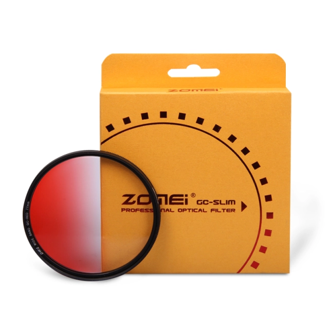 ZOMEi Ultra Slim GC-RED Gradient Neutral Density Filter