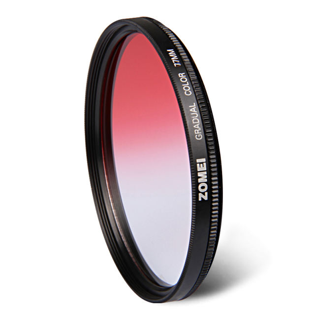 ZOMEi Ultra 52MM-82MM GC-RED Gradient  Filter